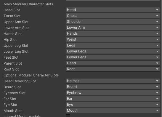 Only the slots themselves