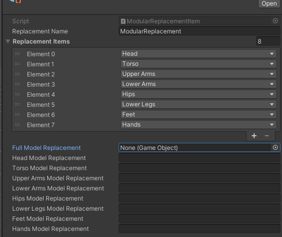 ModularReplacementItem