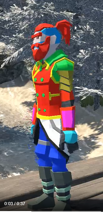 synty colored character